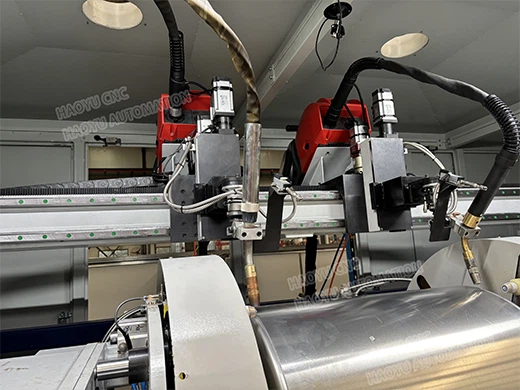 Automatic Fuel Tank Double Circular Seam Welidng Machine factory